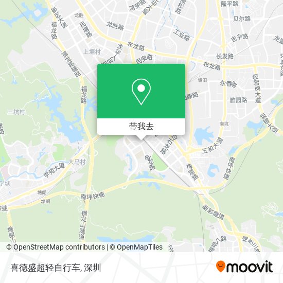 喜德盛超轻自行车地图