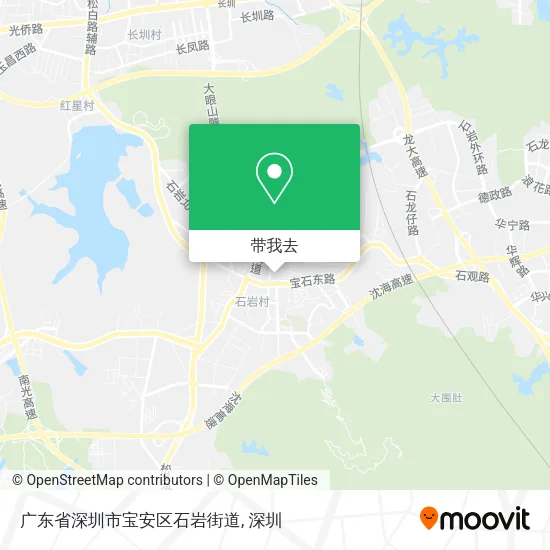 广东省深圳市宝安区石岩街道地图