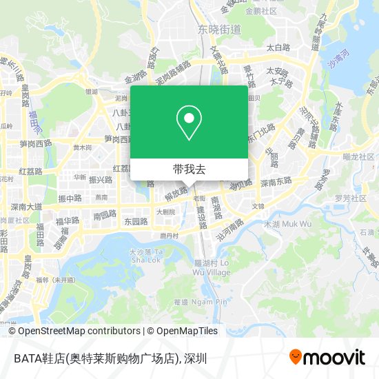 BATA鞋店(奥特莱斯购物广场店)地图