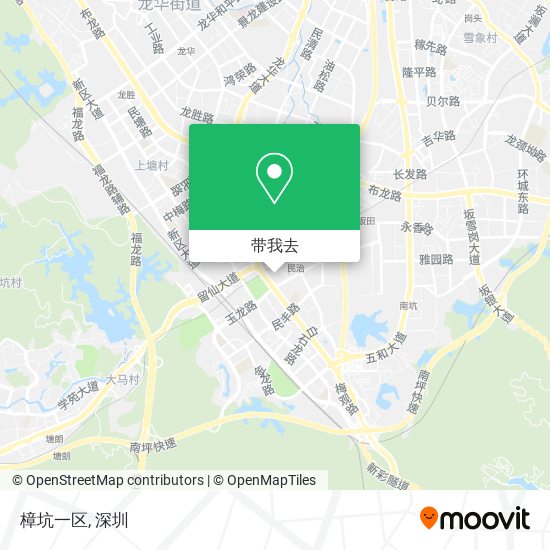 樟坑一区地图