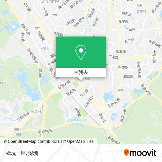 樟坑一区地图