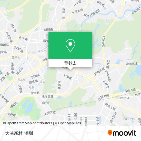 大浦新村地图