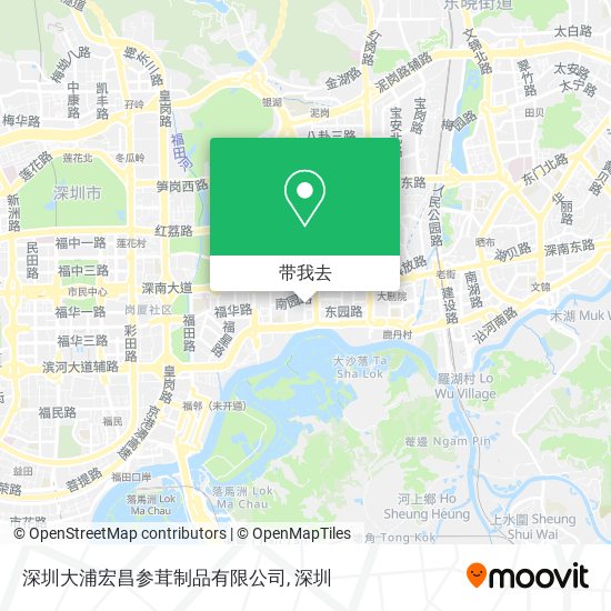 深圳大浦宏昌参茸制品有限公司地图