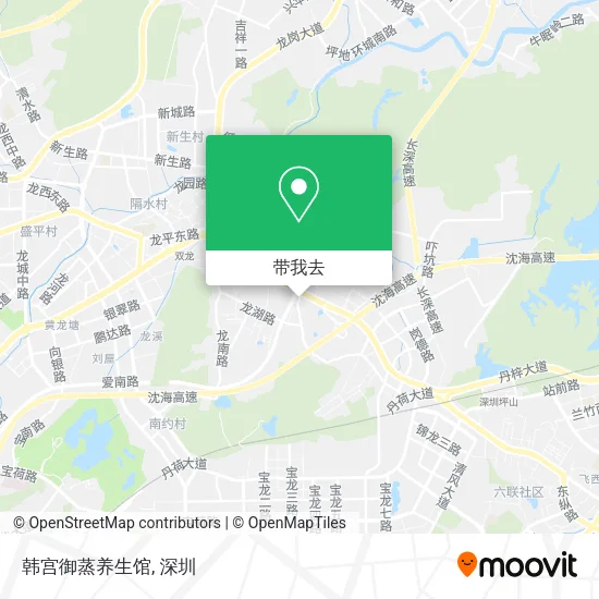 韩宫御蒸养生馆地图