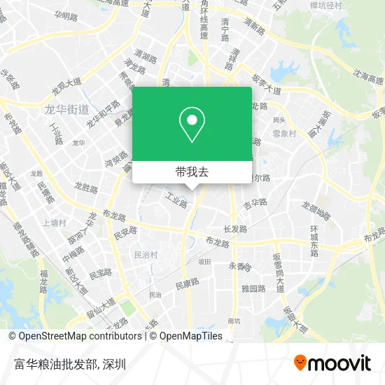 富华粮油批发部地图