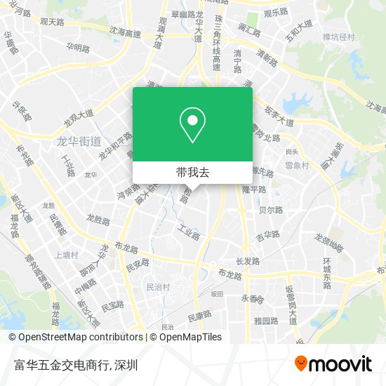 富华五金交电商行地图