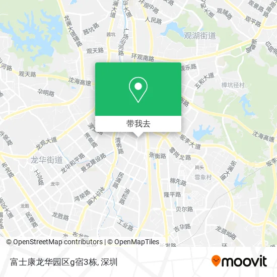 富士康龙华园区g宿3栋地图