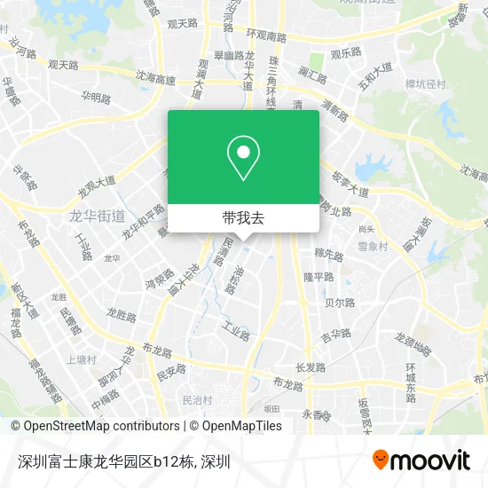 深圳富士康龙华园区b12栋地图