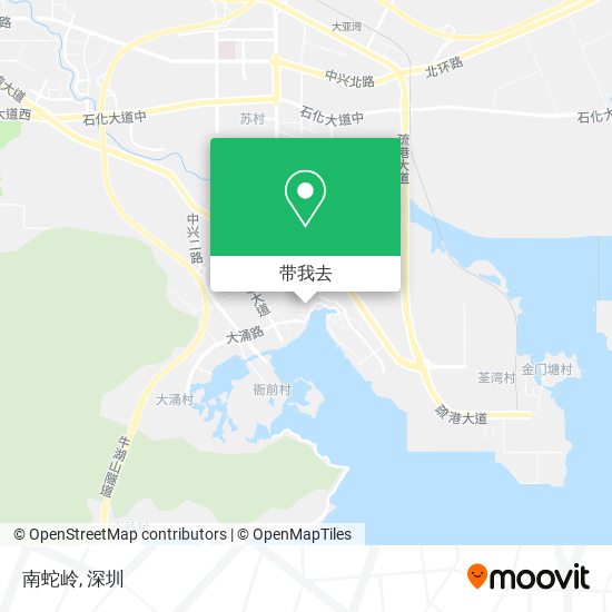 南蛇岭地图