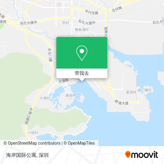 海岸国际公寓地图