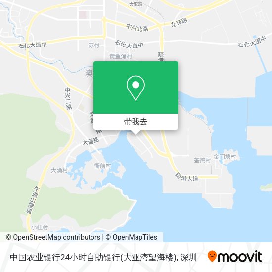 中国农业银行24小时自助银行(大亚湾望海楼)地图