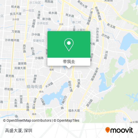 高盛大厦地图