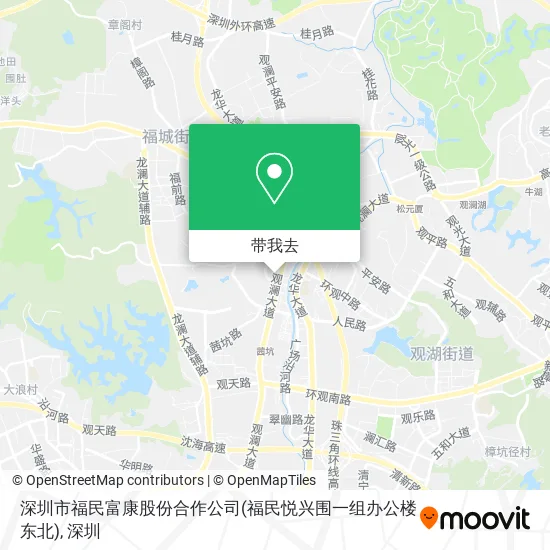 深圳市福民富康股份合作公司(福民悦兴围一组办公楼东北)地图