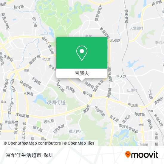 富华佳生活超市地图