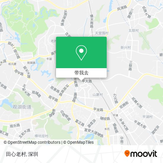 田心老村地图