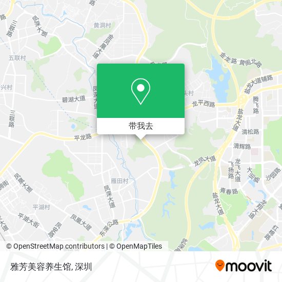 雅芳美容养生馆地图