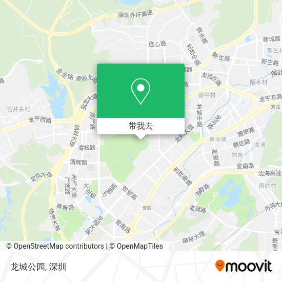 龙城公园地图