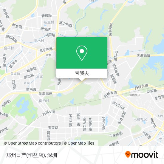 郑州日产(恒益店)地图