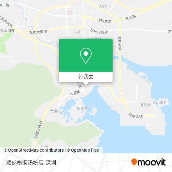 顺然横沥汤粉店地图