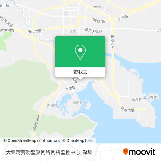 大亚湾劳动监察网络网格监控中心地图
