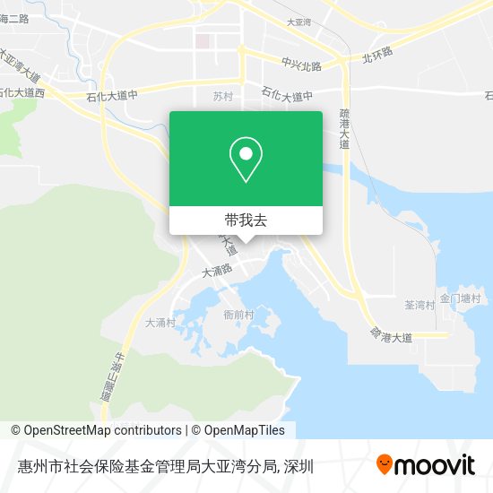 惠州市社会保险基金管理局大亚湾分局地图