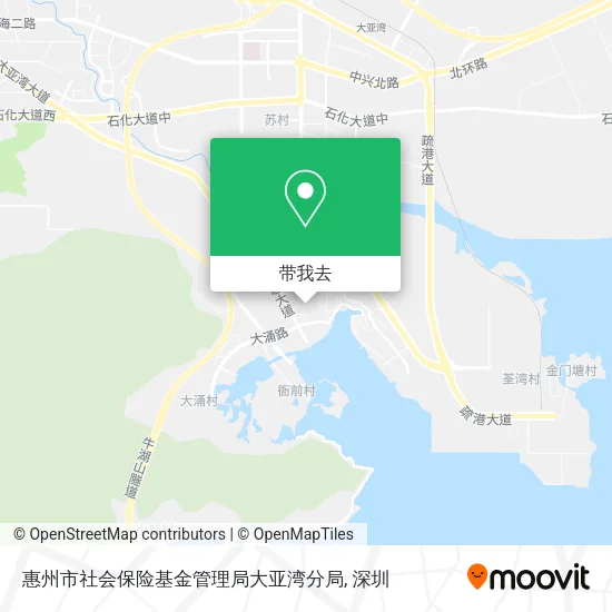 惠州市社会保险基金管理局大亚湾分局地图
