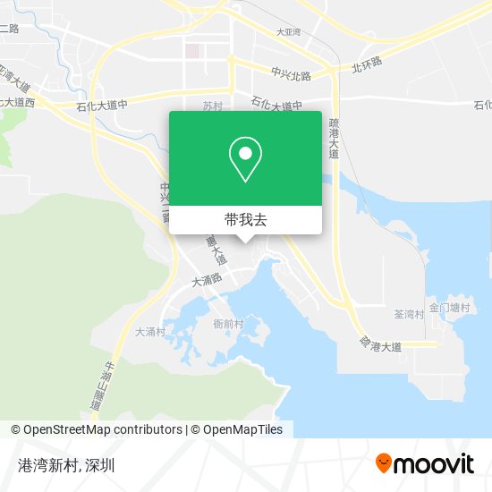 港湾新村地图