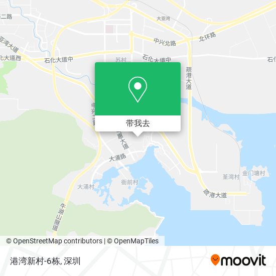 港湾新村-6栋地图