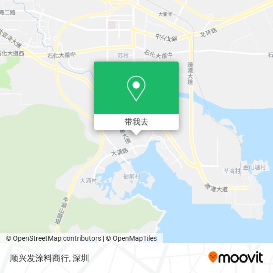 顺兴发涂料商行地图