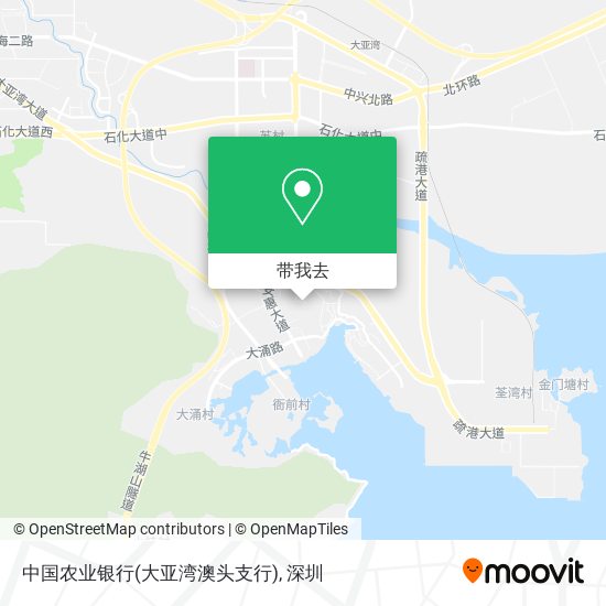 中国农业银行(大亚湾澳头支行)地图