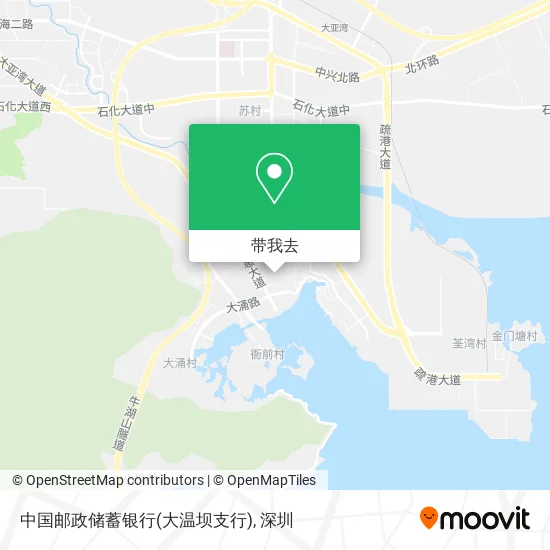 中国邮政储蓄银行(大温坝支行)地图