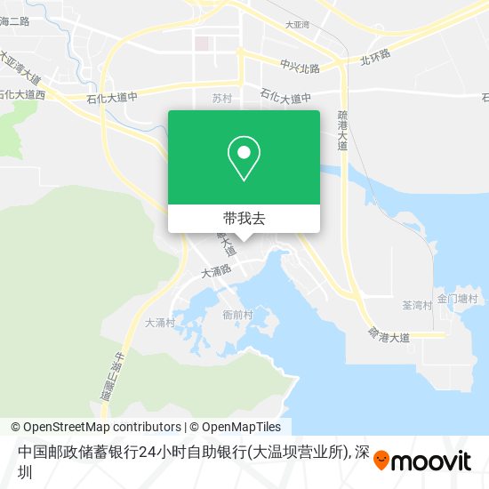中国邮政储蓄银行24小时自助银行(大温坝营业所)地图