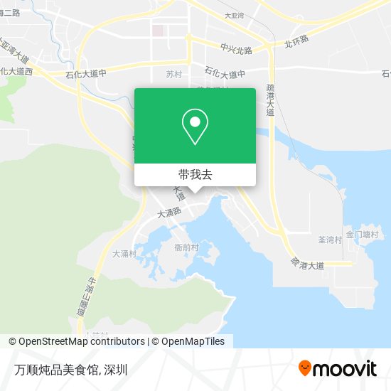 万顺炖品美食馆地图