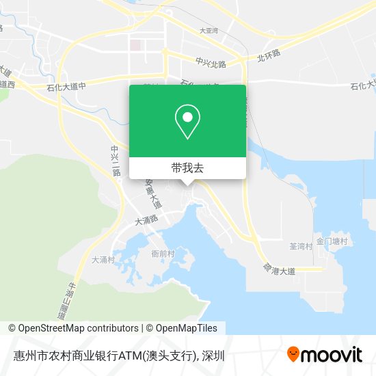 惠州市农村商业银行ATM(澳头支行)地图
