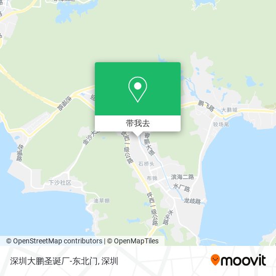 深圳大鹏圣诞厂-东北门地图