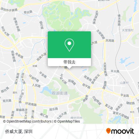 侨威大厦地图