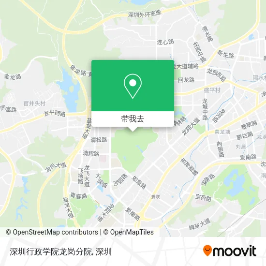 深圳行政学院龙岗分院地图