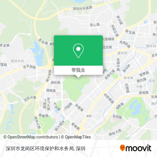 深圳市龙岗区环境保护和水务局地图