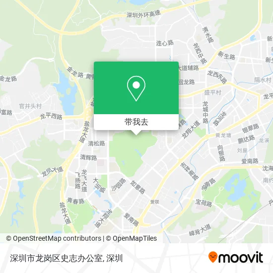 深圳市龙岗区史志办公室地图