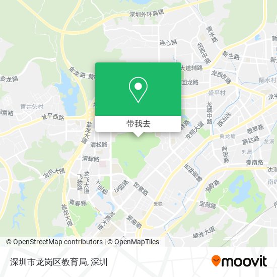 深圳市龙岗区教育局地图