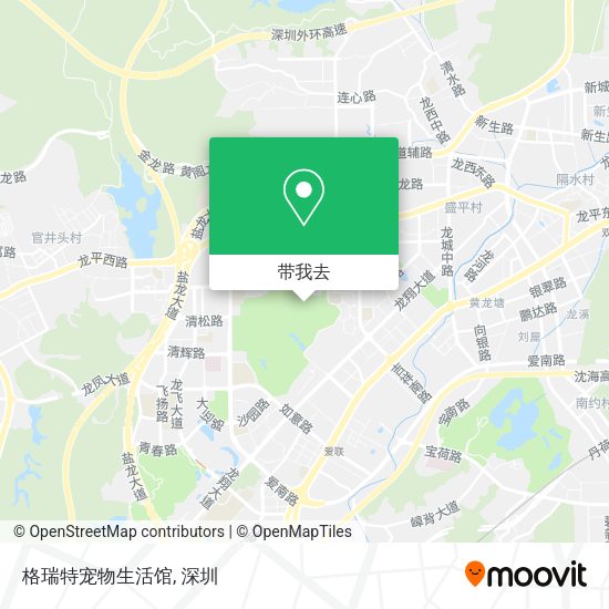 格瑞特宠物生活馆地图