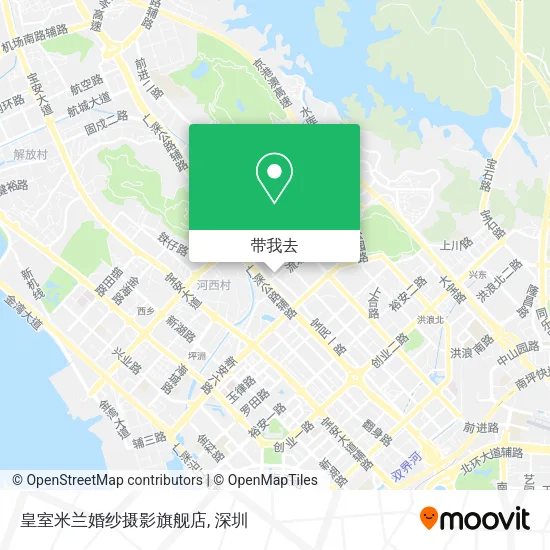 皇室米兰婚纱摄影旗舰店地图