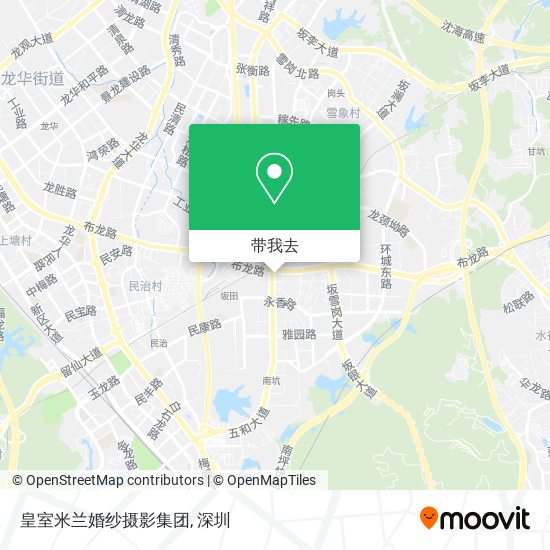 皇室米兰婚纱摄影集团地图