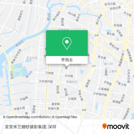 皇室米兰婚纱摄影集团地图