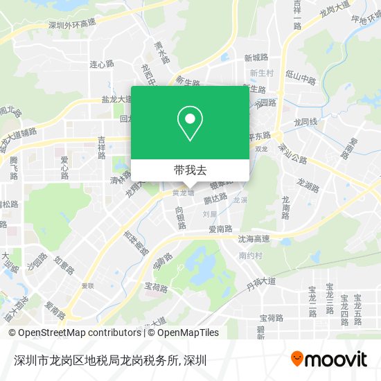 深圳市龙岗区地税局龙岗税务所地图