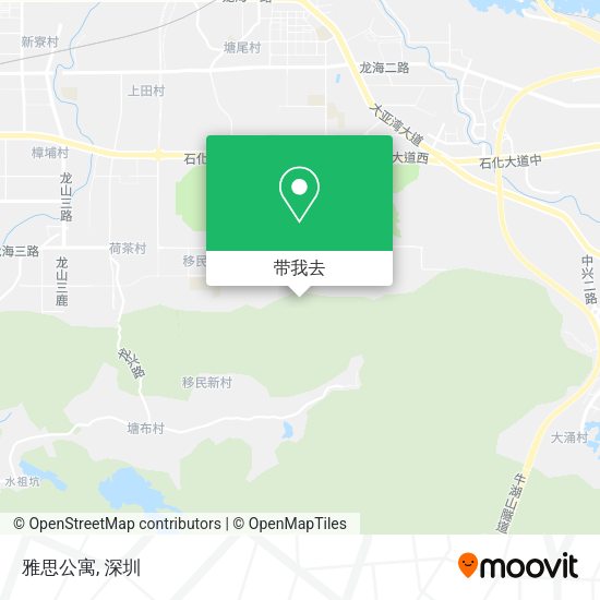 雅思公寓地图