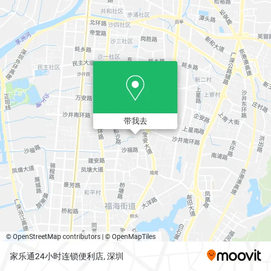 家乐通24小时连锁便利店地图