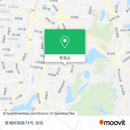黄埔村南路74号地图