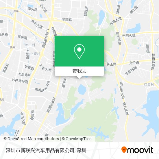 深圳市新联兴汽车用品有限公司地图