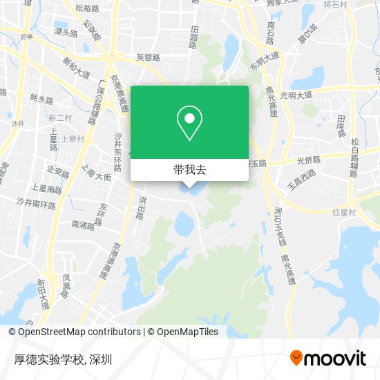 厚德实验学校地图